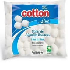 Algodão bola branca 40g Cotton Line