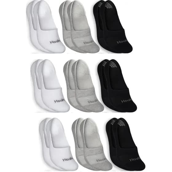 Kit 9 Pares Meias Sapatilha Hoahi Discretas Invisíveis Unissex Conforto
