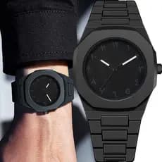 Relógio Criativo Masculino Moda Silicone Preto Estilo De Negócios Árabe Digital Militar Quartzo Relógios Esportivos