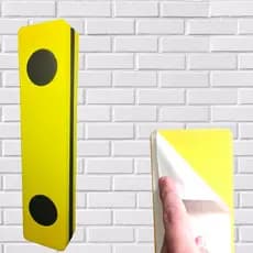 Protetor de Parachoque Amarelo - 6 cm de Espessura
