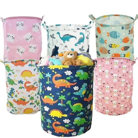 Cesto de Roupa Infantil Organizador de Brinquedos Roupinha