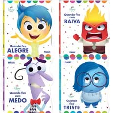 Coleção Disney Emoções Livro Inteligência Emocional - Kit Completo ou Individual