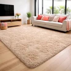 Tapete Peludo 3,00 x 2,00 Grande Felpudo Para Sala e Quarto