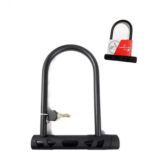 Cadeado bicicleta ulock trava segurança cadeado aço resistente seguro absolute bike