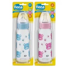 Mamadeira Fiona 6+ Meses Desenhos Bico Silicone Ortodôntico 240ml Lillo