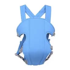 Canguru Bebê Ergonômico de Passeio 3 Posições Azul Bebê Mucca Classic
