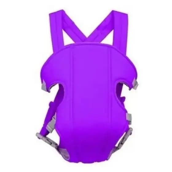 Canguru Bebê Mucca Classic Ergonômico de Passeio 3 Posições Lilás