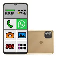 Smartphone Celular Telefone Idoso Multilaser G2 32gb Sinal 4G Com WhatsApp Já Instalado