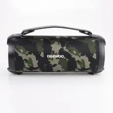 Caixa Som Sem Fio Bluetooth Daewoo Soundbox Dw1191 Camuflada Rádio FM Auxiliar USB Cartão SD TWS