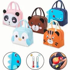 Bolsa Térmica Infantil Lancheira Escolar Personagens Infantil Impermeável Volta às Aulas Mochila