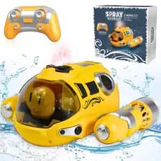 Brinquedo Submarino Controle Remoto Infantil Luz Presente Natal Brinquedo Água Piscina Praia Verão
