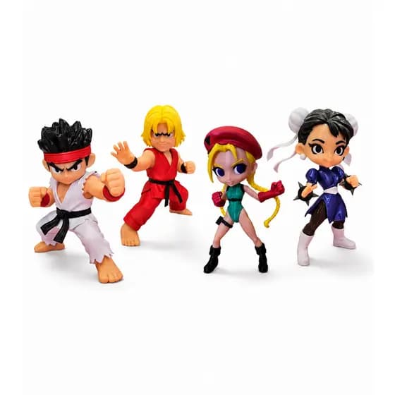 Bonecos Retro Fliperama Street Fighter