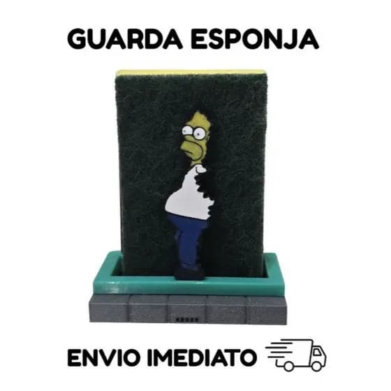 Suporte Para Bucha De Cozinha Divertido, Decoração
