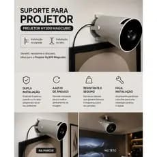 Suporte Projetor Hy300 Magcubic de Teto Parede