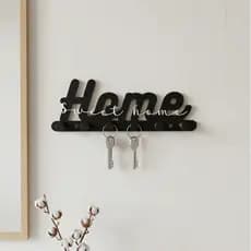 Porta Chaves De Parede Decorativo Home Sweet Home