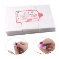 Algodão Prensado Unhas De Gel Natural Japônes 1000 UN