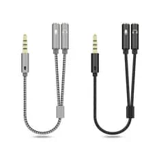 Adaptador P2 x P3 Para Fone E Microfone Xbox One series x/s  Ps4 / Ps5  Notebook