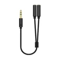 Adaptador Duplicador Para Dois Fones De Ouvido Jack 3,5mm