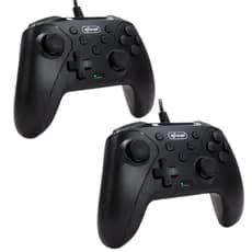 Kit 2 Controles Com Fio Para Computador Manete Para Pc Usb Switch Ps3