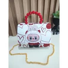 Bolsinha Blogueirinha Transversal Infantil Feminina Modinha Labubu  Minnie Stitch  Angel Bolsa Fofa Criança