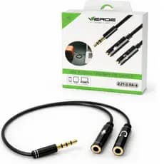 Adaptador P2/P3 Fone E Microfone Xbox One Ps4 /PS5 Notebook Celular