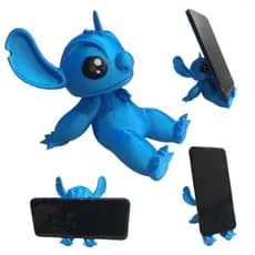Suporte De Celular Stitch Suporte De Mesa Setup Gamer Escritório Penteadeira Personagens Divertidos Impressão 3D