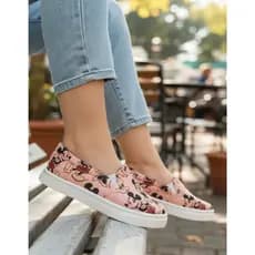 Tenis Casual Slip On Infantil Adulto Feminino Masculino Desenhos Meninos Meninas 33 ao 39