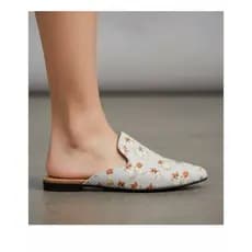 Mule Rasteira Feminino Chinelo Bico Fino Estampa Desenhos Numeração Especial 33 ao 44