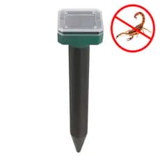 Repelente Solar Ultrassonico Pestes Escorpião Cobras Ratos Roedores Jardim Externo