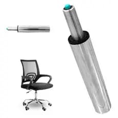 Pistao Gas Cadeira Escritorio Ajuste de Altura Regulagem Resistente Home Office Casa Trabalho Estudo Cromado