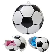Bola de Futebol Cha Revelaçao Menino Menina Genero Sexo Bebe Fraldas Criança Festa Familia Gravidez Comemoraçao