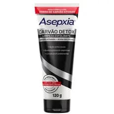 ESFOLIANTE FACIAL ASEPXIA CARVÃO DETOX 120G