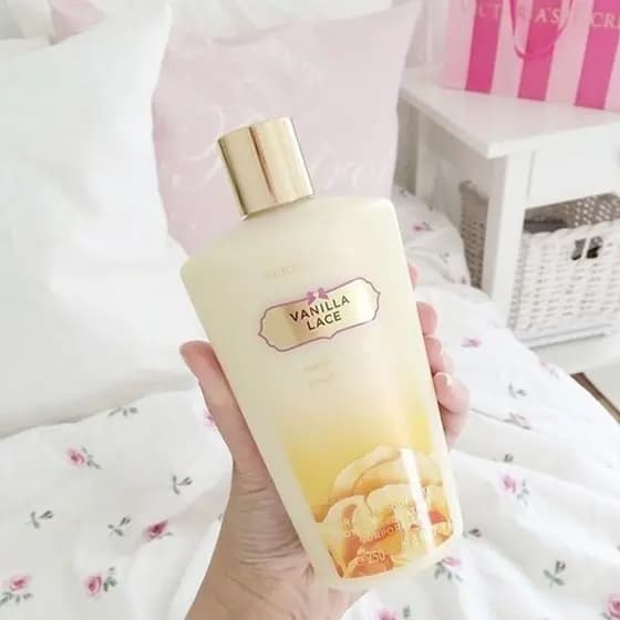creme hidratante vanilla lace - victorias secret