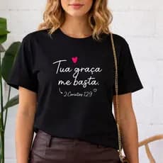 Camiseta Feminina Frase Delicada Fofa Estampada Lançamento Qualidade Premium
