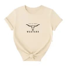 Camiseta Feminina Western Lançamento Country 100% Algodão Envio Ja