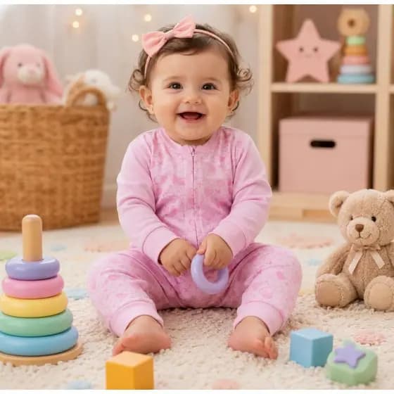 MACACÃO BEBÊ MENINA, FECHAMENTO EM ZIPER, ESTAMPAS VARIADAS TAMANHOS P, M e G
