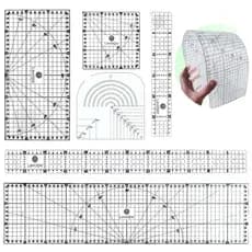 Kit Régua Flexível 15x60 15x30 5x60 5x30 15x15 Caixa De Leite Patchwork