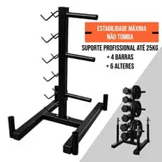 Suporte Anilhas e Halteres Profissional Aço Reforçado Estável Academia Crossfit Musculação em Casa Outdoor Sports