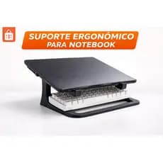 Suporte Premium para Notebook com Espaço para Teclado | Base Ergonômica para Setup e Home Office