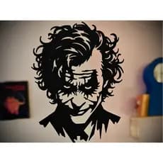 Placa Decorativa Coringa Joker 3D | Decoração Geek Gamer Cinema