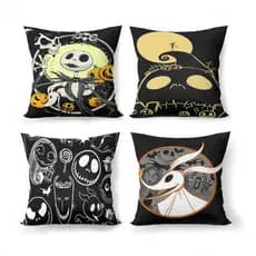 kit com 4 capas de almofadas HALLOWEEN
