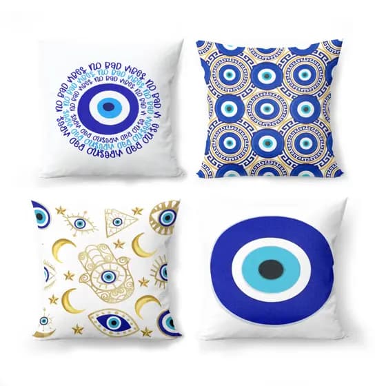 4 Capas de Almofadas Decorativas Astral Mistico