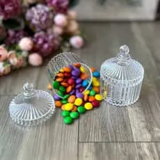 Kit 20 Mini Bomboniere Potiche De Vidro 9cm lembrancinhas para Casamento Batizado velas Aromatizadas