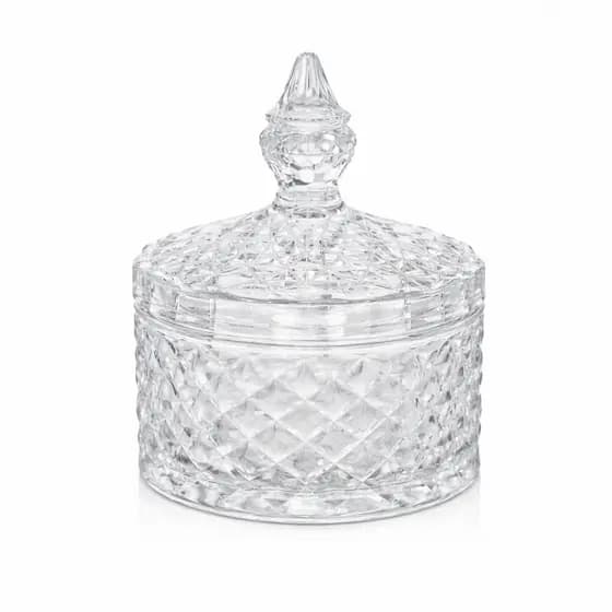 Kit 10 Mini Potiche Bomboniere Vidro Elegante Vela Aromatica Decoração Festas Lembrancinha 120ml