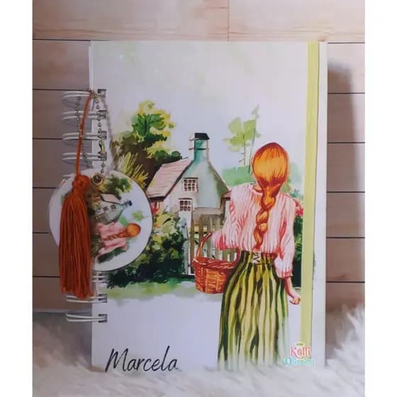 Agenda 2027 Personalizada com NOME / Camponesa, clean, vários modelos disponiveis/ ENVIO RÁPIDO