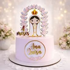 Topo de Bolo Nossa senhora Aparecida - Topo de bolo - Topo Nossa senhora - Nossa Senhora Aparecida