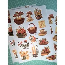 Adesivos personalizados / caderno de receitas/ frutas/ comidas/ vintage/ fofos/ journal/ biblia/ jesus