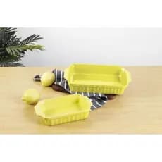 Jogo de Assadeiras de Cerâmica 22 x 13,5 cm e 30 x 18 cm 2 peças  - Classic Home