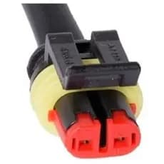Chicote conector 2 vias Bico injetor, Sensor de temperatura Fiat, GM