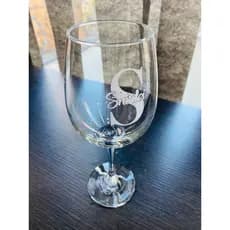 Taça De Vinho Personalizada Gravação A Laser Presente Casamento Padrinhos Namorados Brinde